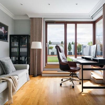 Rent of a stylish, furnished, 4-room apartment, 140 m², Wilanów, Warsaw, Poland